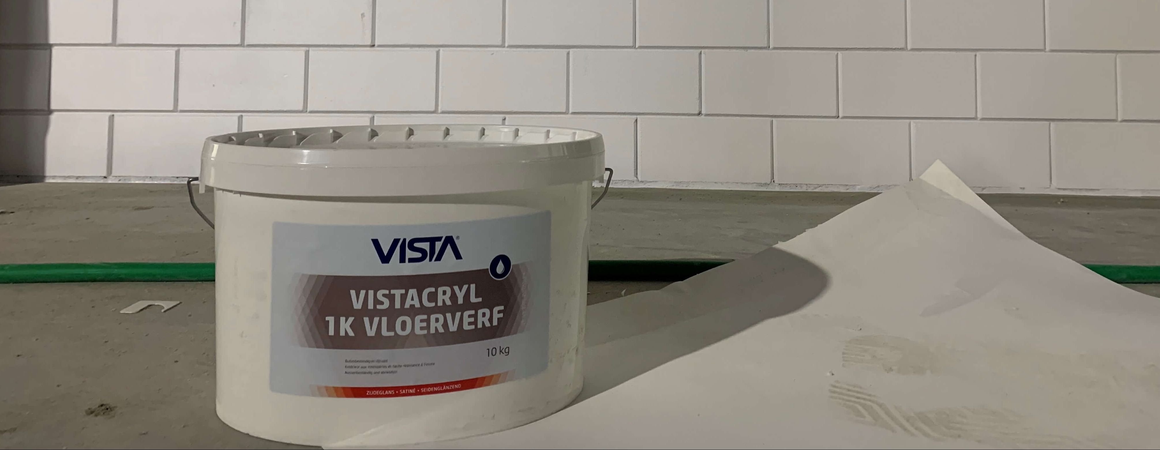Vistacryl 1K Vloerverf op de nieuwe kluizen